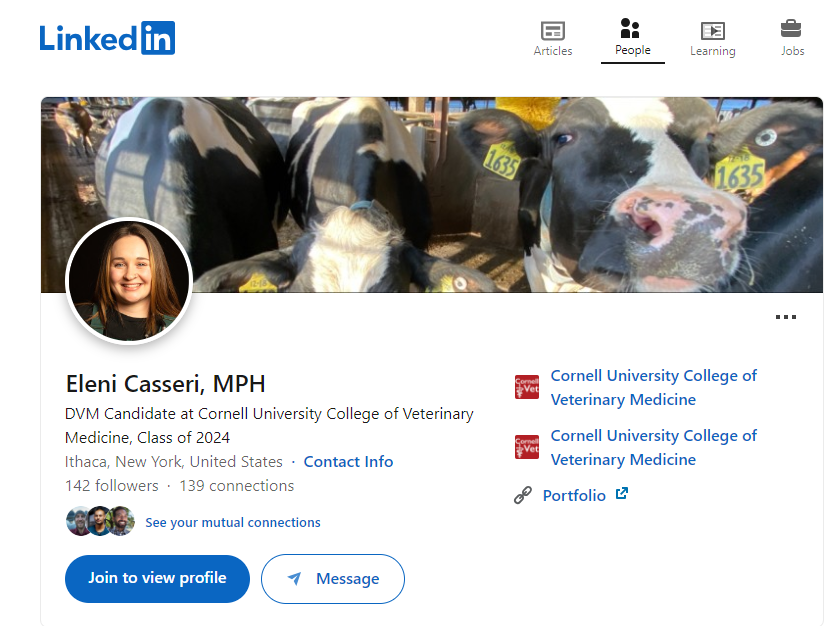 Elenis LinkedIn