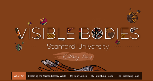 Screenshot of Brittany Linus's ePortfolio from Stanford University